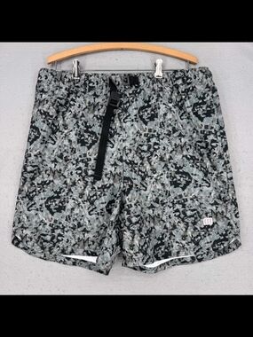 Topo Designs Camouflage Shorts in  Black & Gray Stretch Performance Quick Dry